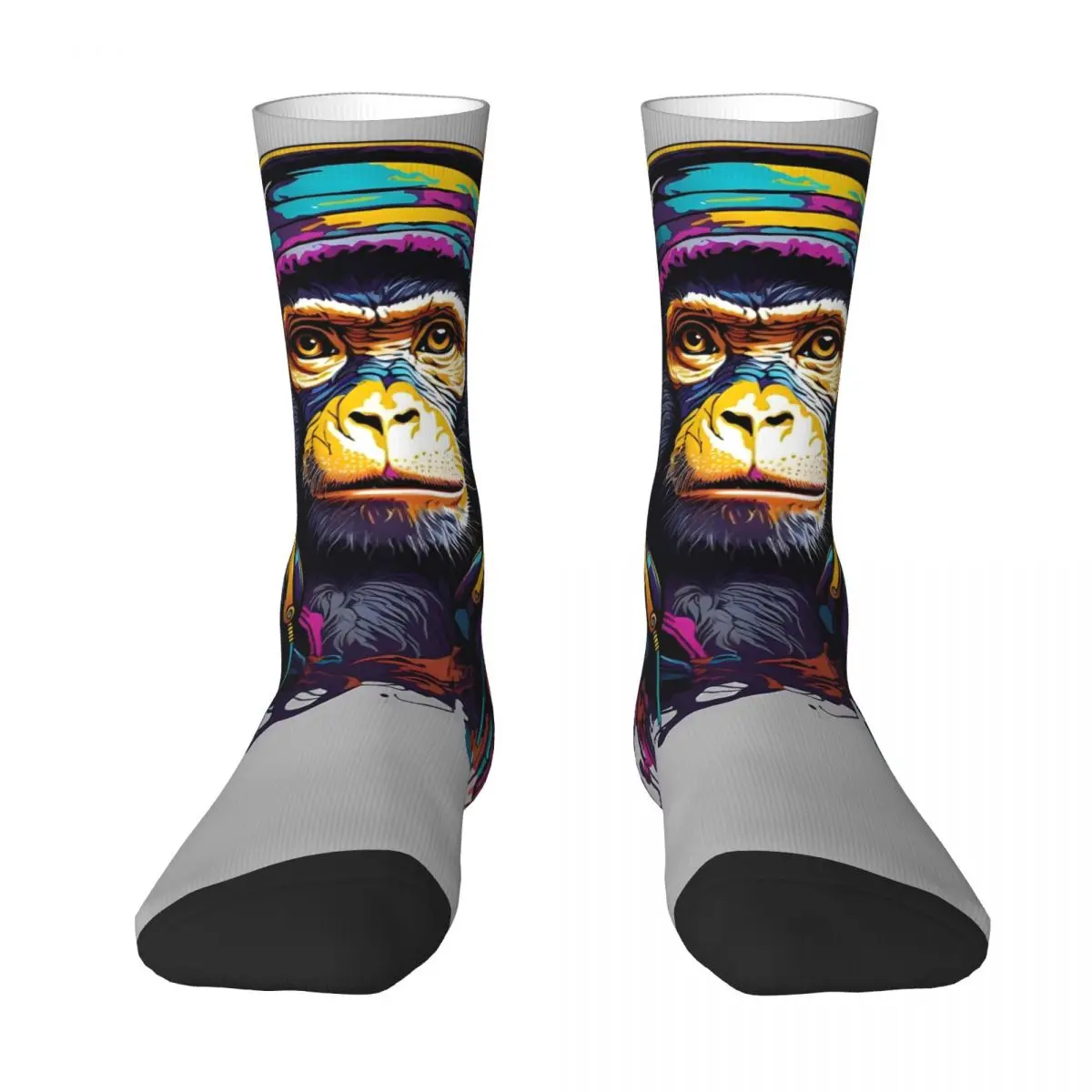 الهيب هوب القرد جوارب الرسم الرجعية الجوارب الشتاء المضادة للانزلاق الجوارب للجنسين الرجال في الهواء الطلق جوارب ناعمة