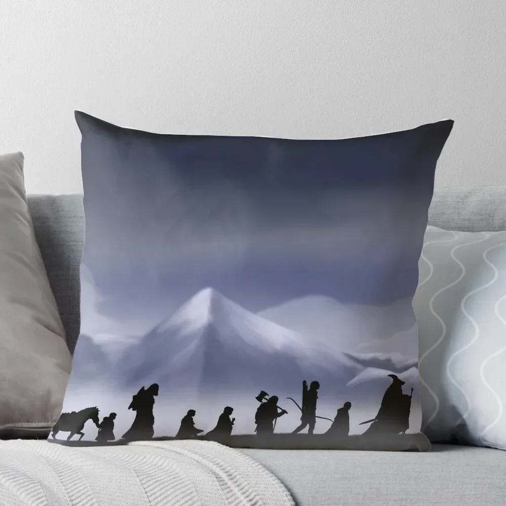 Fellowship of the Ring (with background) Throw Pillow Custom Cushion Photo christmas decorations 2024 Pillowcase Pillow