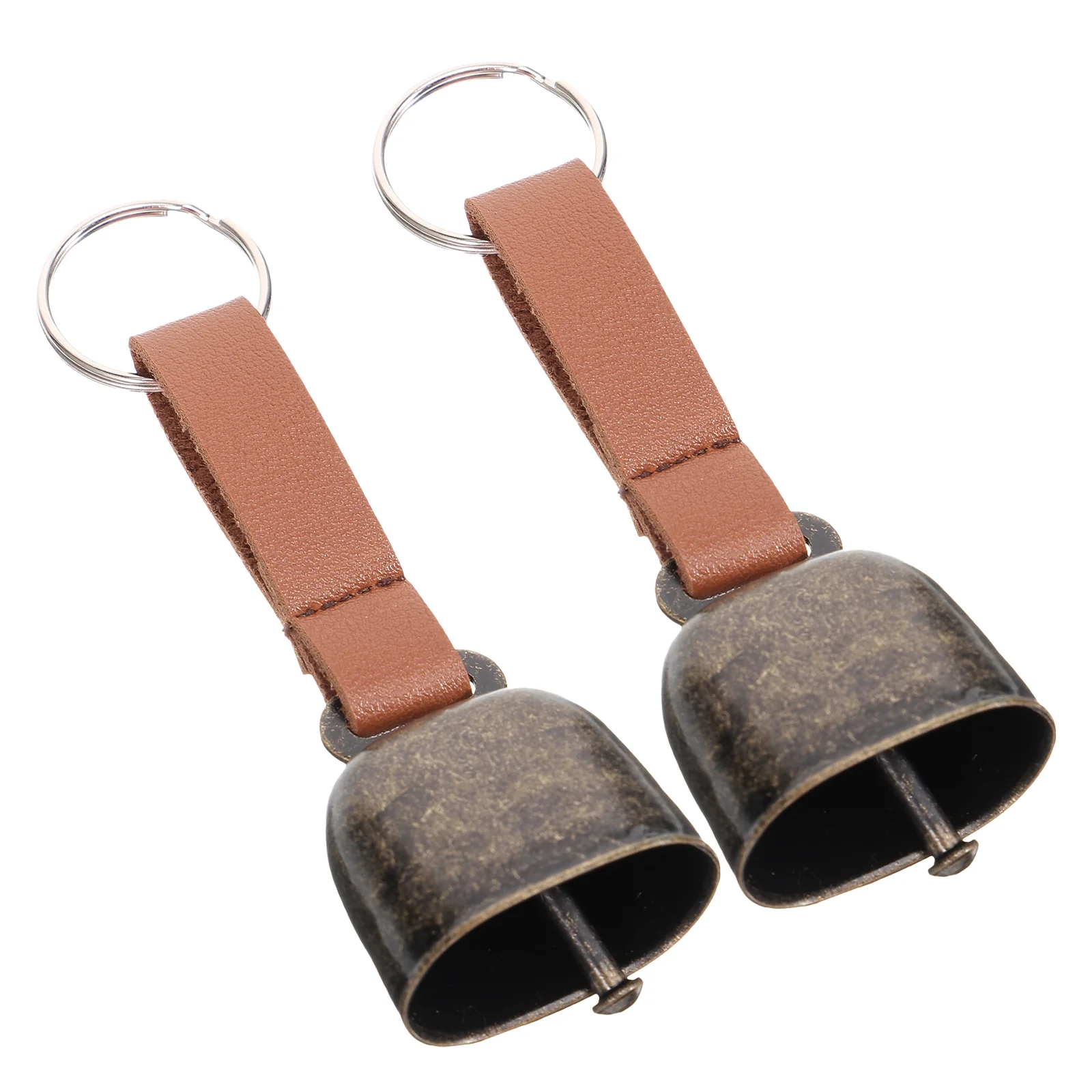 2-częściowy dzwonek odstraszający niedźwiedzie Vintage Bells Camping Hanging Outdoor Metal Anti Lost Cow for Cattle Dog Travel