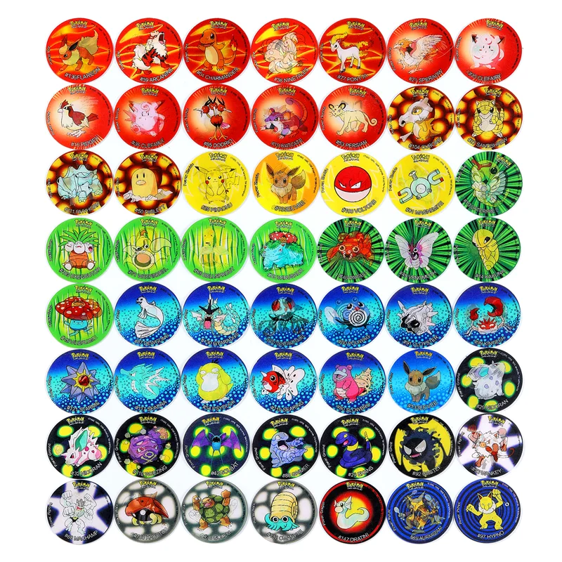 56-27Pcs 3D Flip Pokemon ZA Mega Evolution Tazos Complete Set Lenticular  Round Pogs Eco Plastic 4cm Anime Collectible Game Cards - AliExpress 26