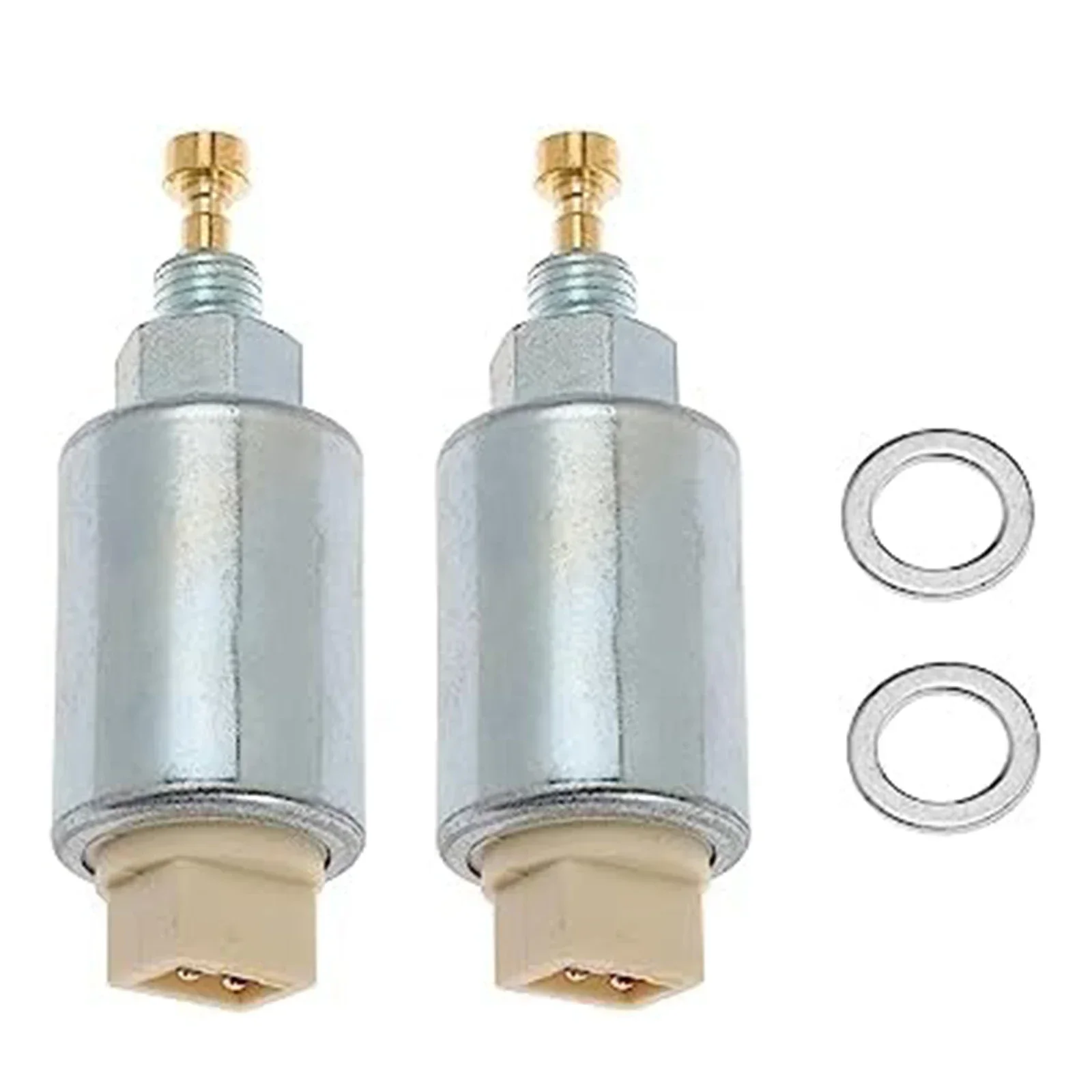 2pcs Carburetor Fuel Solenoid Valve Replace 499161 Carb For Craftsman Lawn Mower Gardening Outdoor Living Tools Accessories