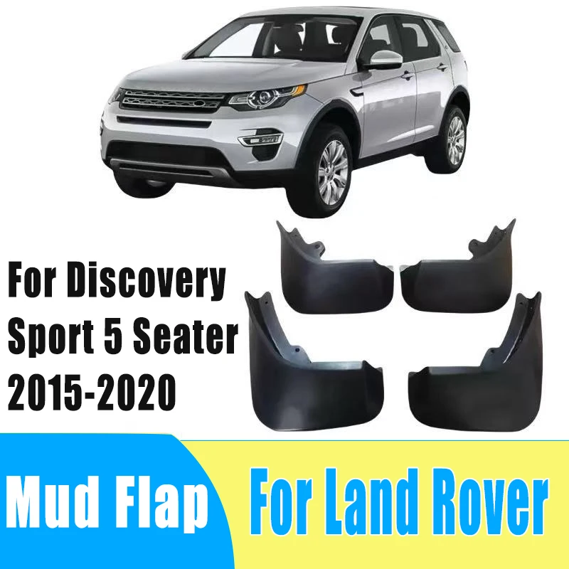 

4pcs Auto Mudguard Waterproof Prevent Mud Splashing Car Mud Flap Fender For Land Rover Discovery Sport 5 Seater 2015-2020 2019