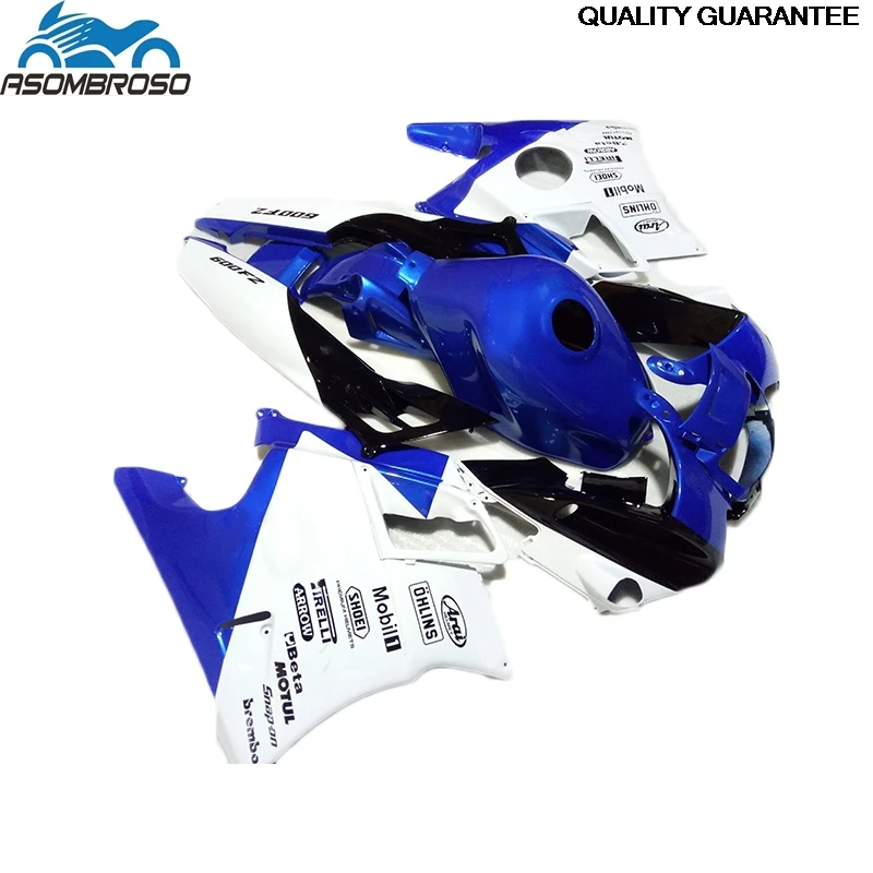 

Plastic Bodywork Fairing Kits For Honda CBR600 F2 1991 1992 1993 1994 Blue White Fairing Set Cbr600 F2 91 92 93 94 SX29