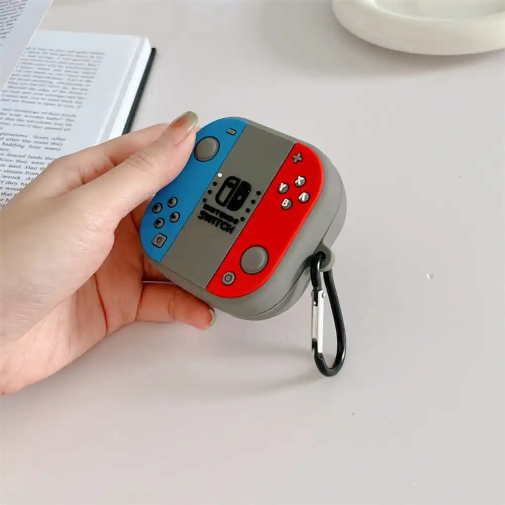 Earphone Case for Shokz OpenFit  Air Hot Cute Cartoon Game Console Headphone Case for Shokz Open Fit Soft Silicone Protect Cover