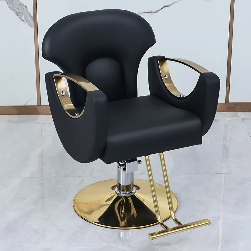 Ironing and dyeing hair salon chairs are simple to fold down, and high-end hair salon chairs are dedicated to hair salons