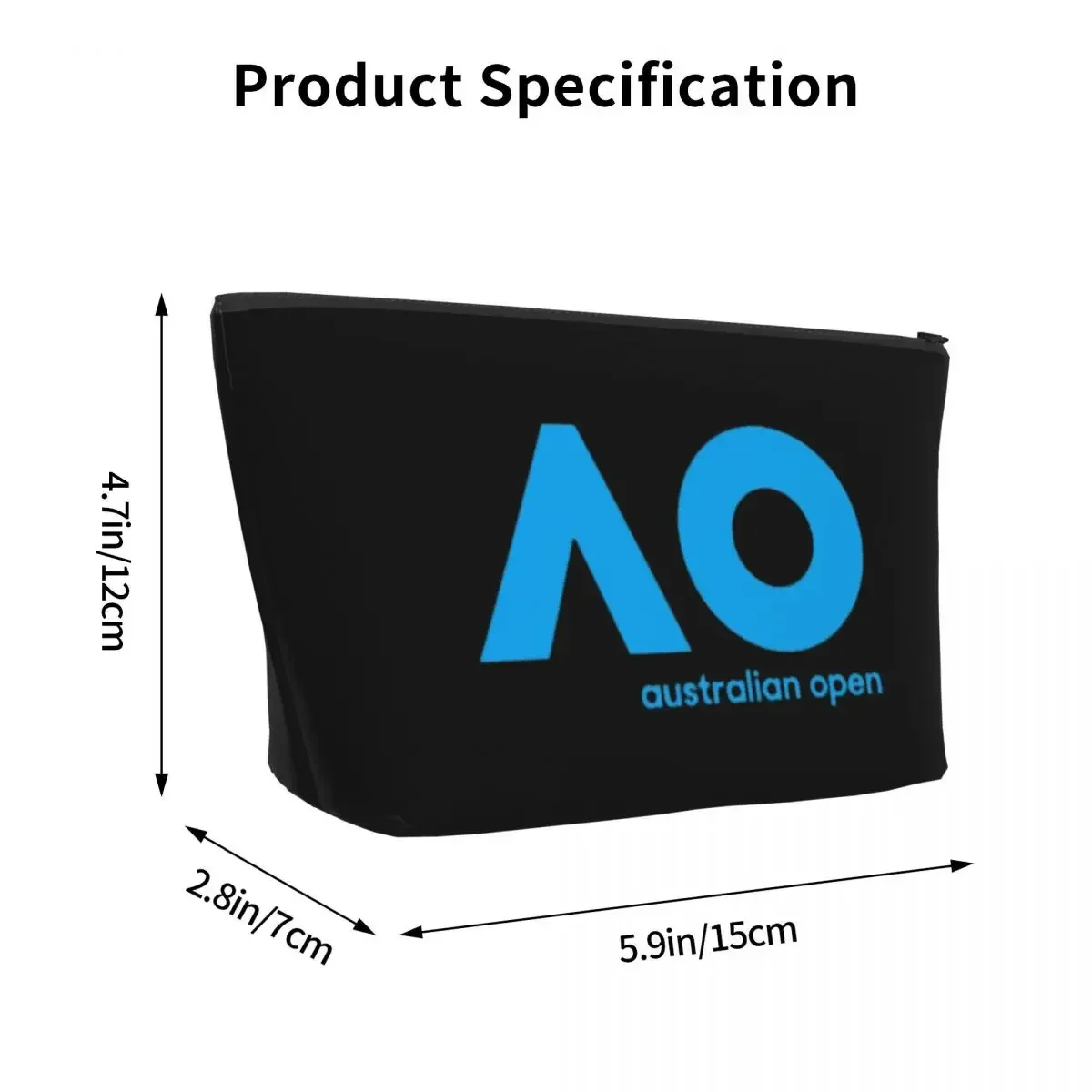 Australian Open AO (Blue Version) Travel Cosmetic Bag Lipstick Bag Cosmetic Case Cosmetics Organizer For Women Ladies Gift