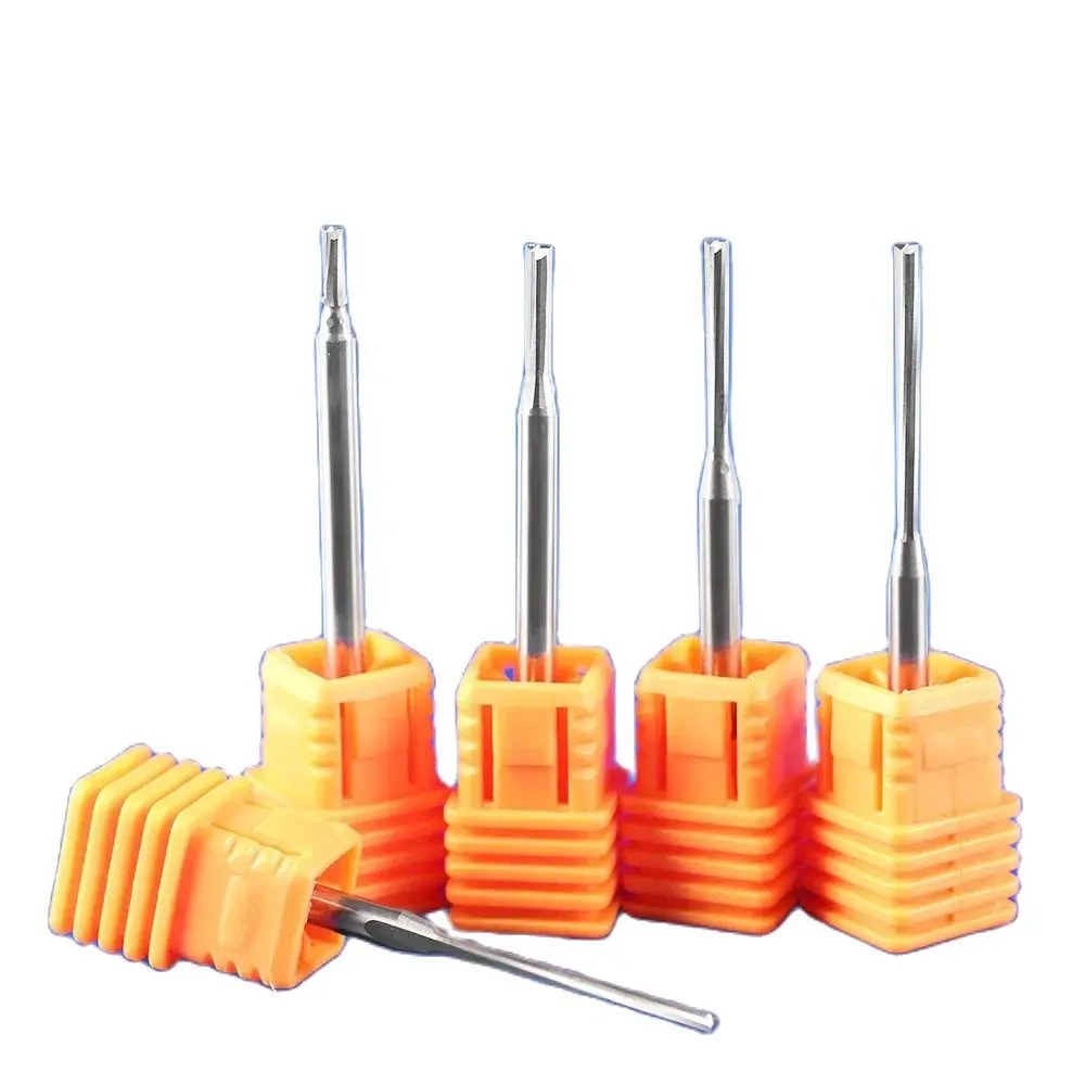 WeiTol 5A 3.175mm Shank Tungsten Steel Milling Cutter for Wood MDF Plastic 2 Flutes Straight Bits