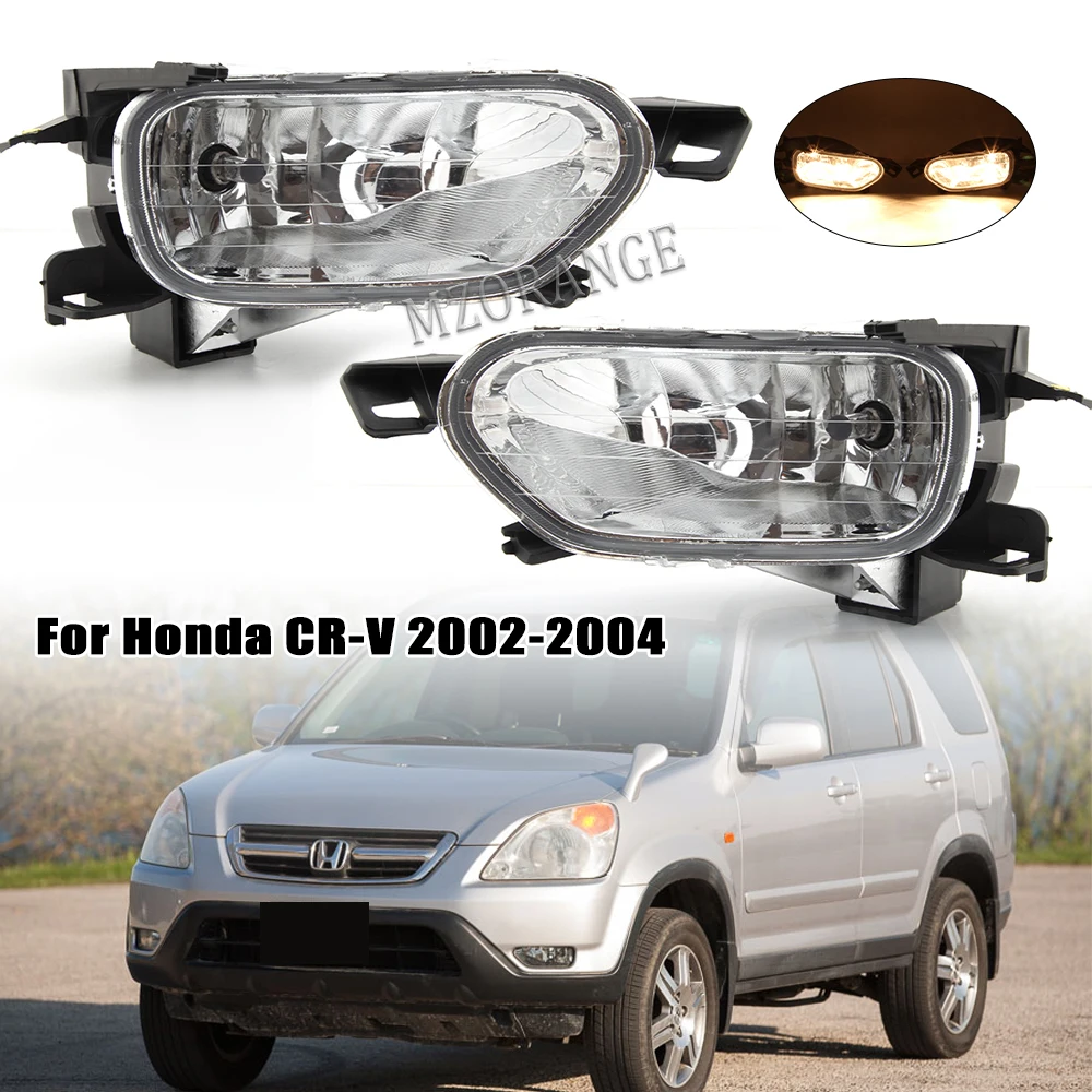 

Halogen Fog Lights For Honda CRV CR-V RD5 RD7 2002 2003 2004 SUV Headlights Front Foglights With Bulb Foglamp Car Accessories