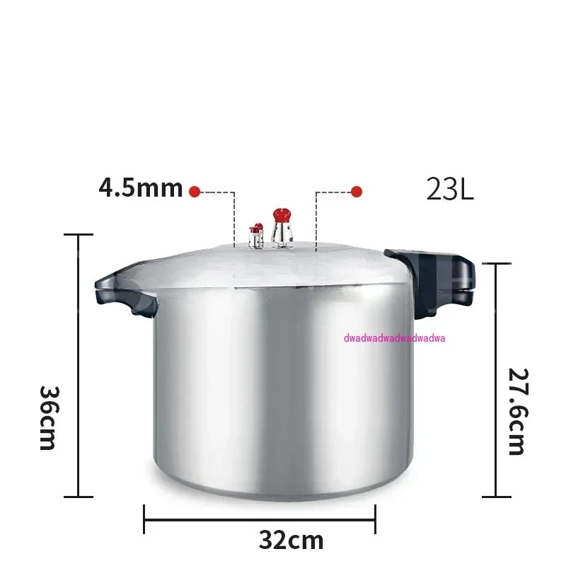 Thickened explosion-proof pressure cooker commercial large-capacity gas induction cooker universal large pressure cooker 23L 25L