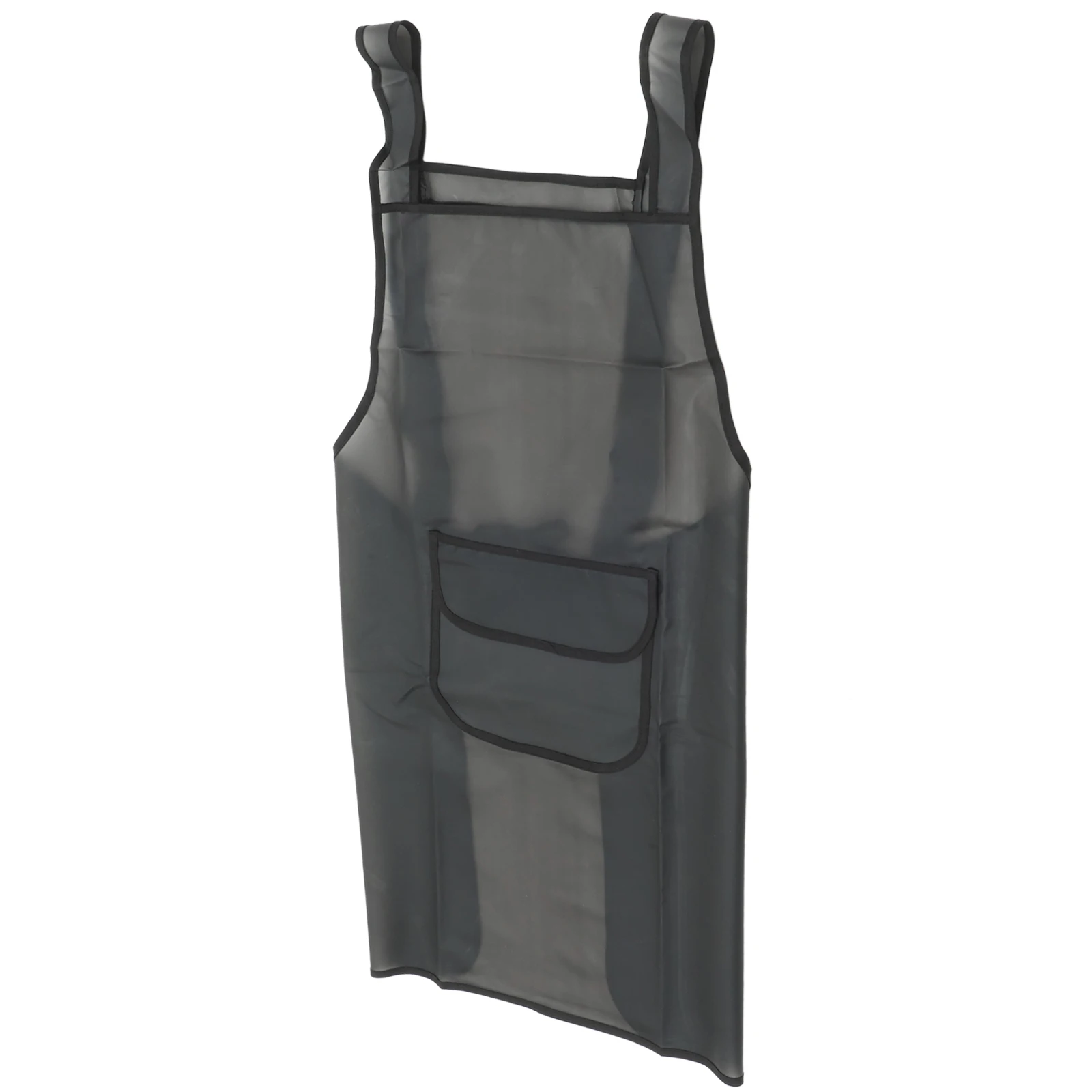 

1 Oil Proof Tpu Black Waterproof Aprons For Women Cooking Kitchen Supplies Reusable Stain Resistant Chef Clear Apron