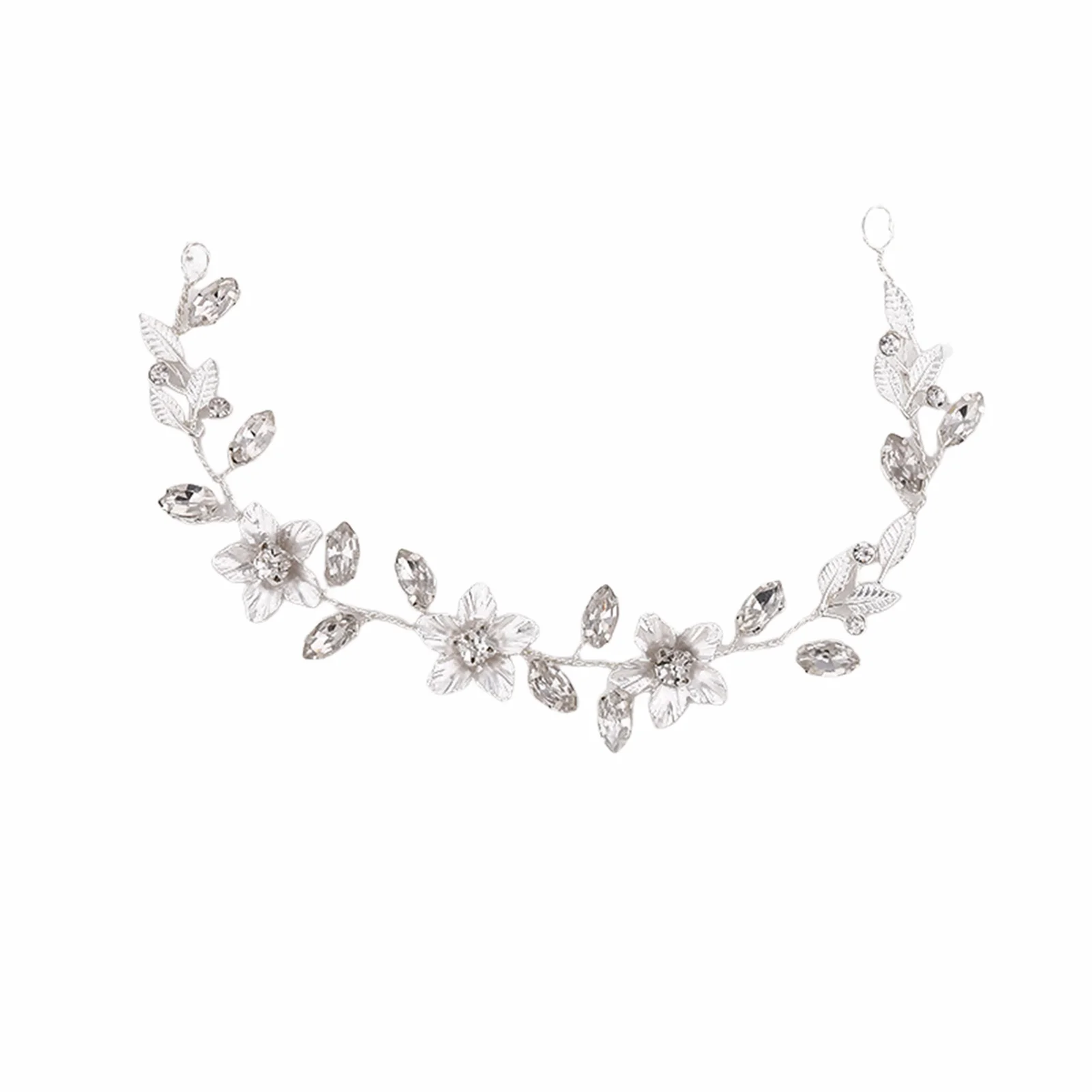 

Wedding Soft Chain Headwear Full Rhinestones Bridesmaid Headdress Accessories for Festival Wedding Party Head Decor