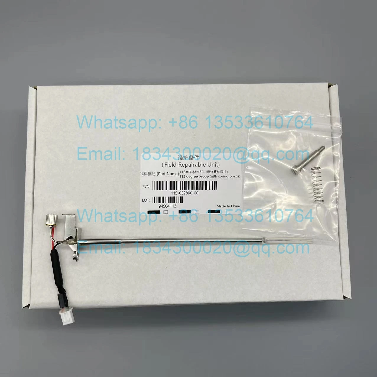 Mindray 115-032890-00 113 Degree Sample Probe Mindray BS-120 BS-130 BS-180 BS-190 BS200 BS220 BS230 Sample needle