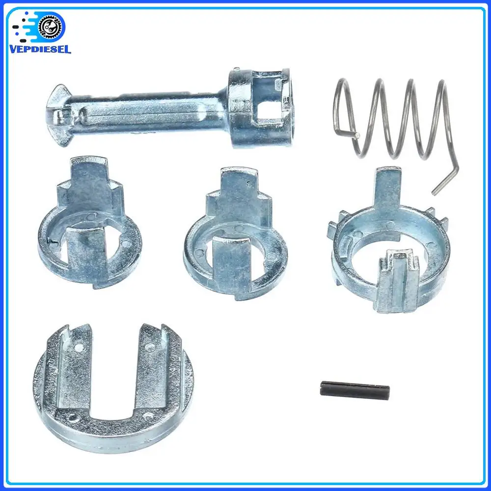 Nuevo Kit de reparación de barril de cilindro de cerradura de puerta de Metal, lado delantero izquierdo/derecho para BMW X5 E53 X3 E83 E53 1999-2006, piezas de repuesto para automóvil