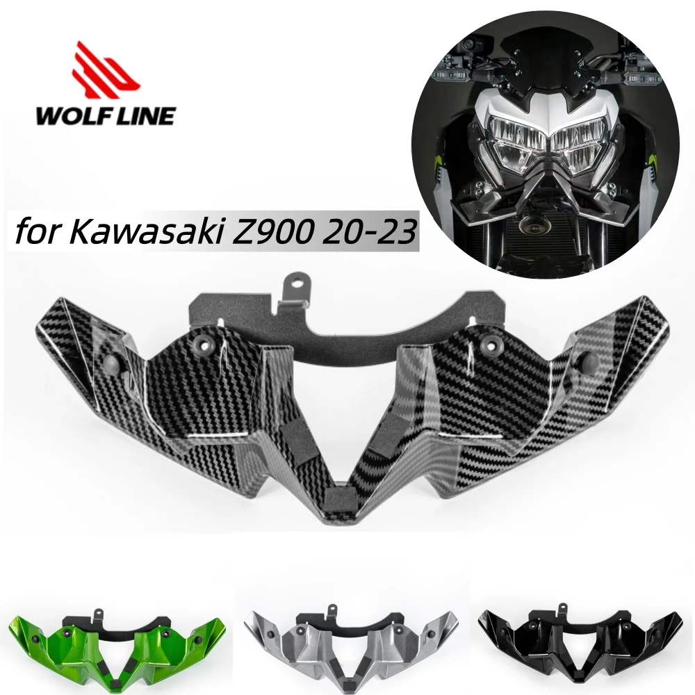 

Wolfline for Z900 Motorcycle Front Beak Nose Fairing Cover Winglet Wing Guard Front Wheel Fender for Kawasaki Z 900 2020-2023