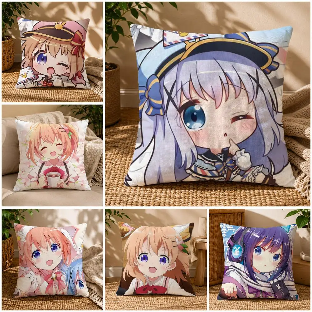 Is the Order a RabbitS Cushion Cover Soft Short Plush Zippered Cushion Covers 40/45/50cm Square Decor for Sofa Home