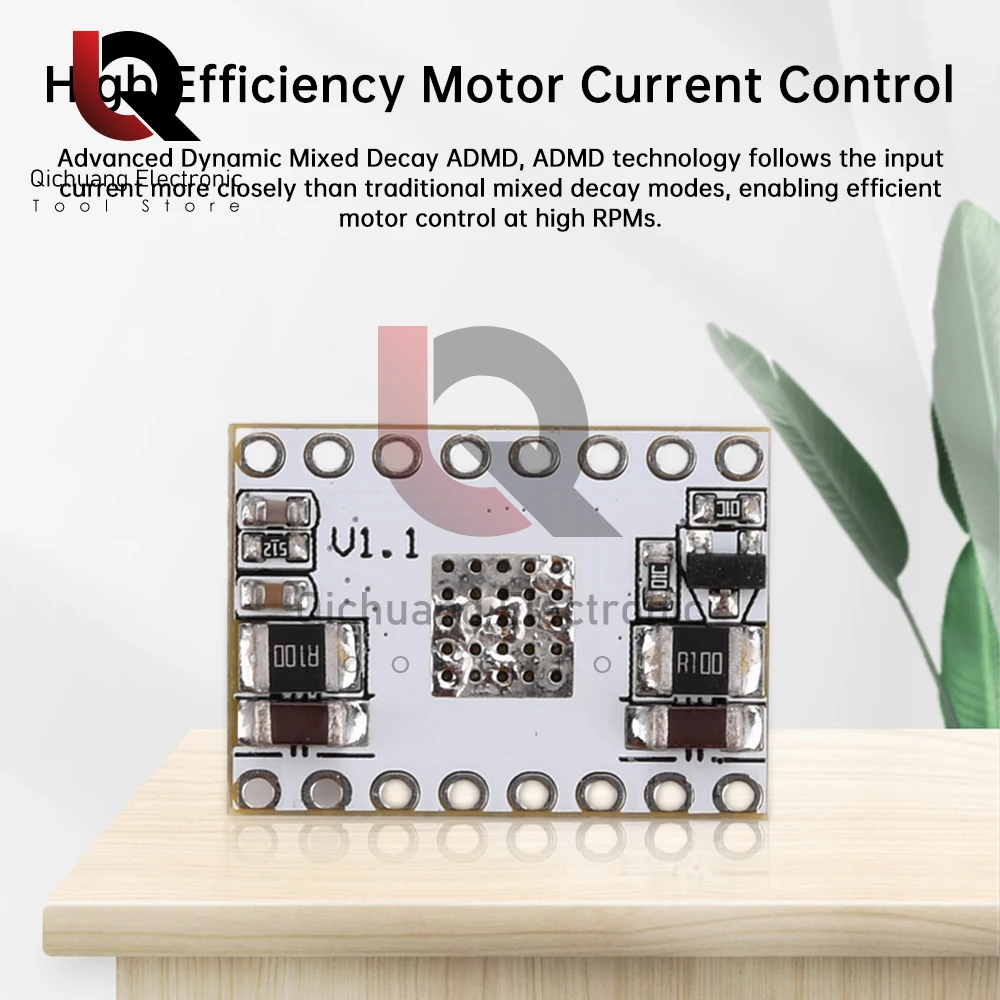 TB67S109 Stepper Motor Driver Module Máximo 4A Atual Drives 42/57 Motors Impressora 3D Acessórios