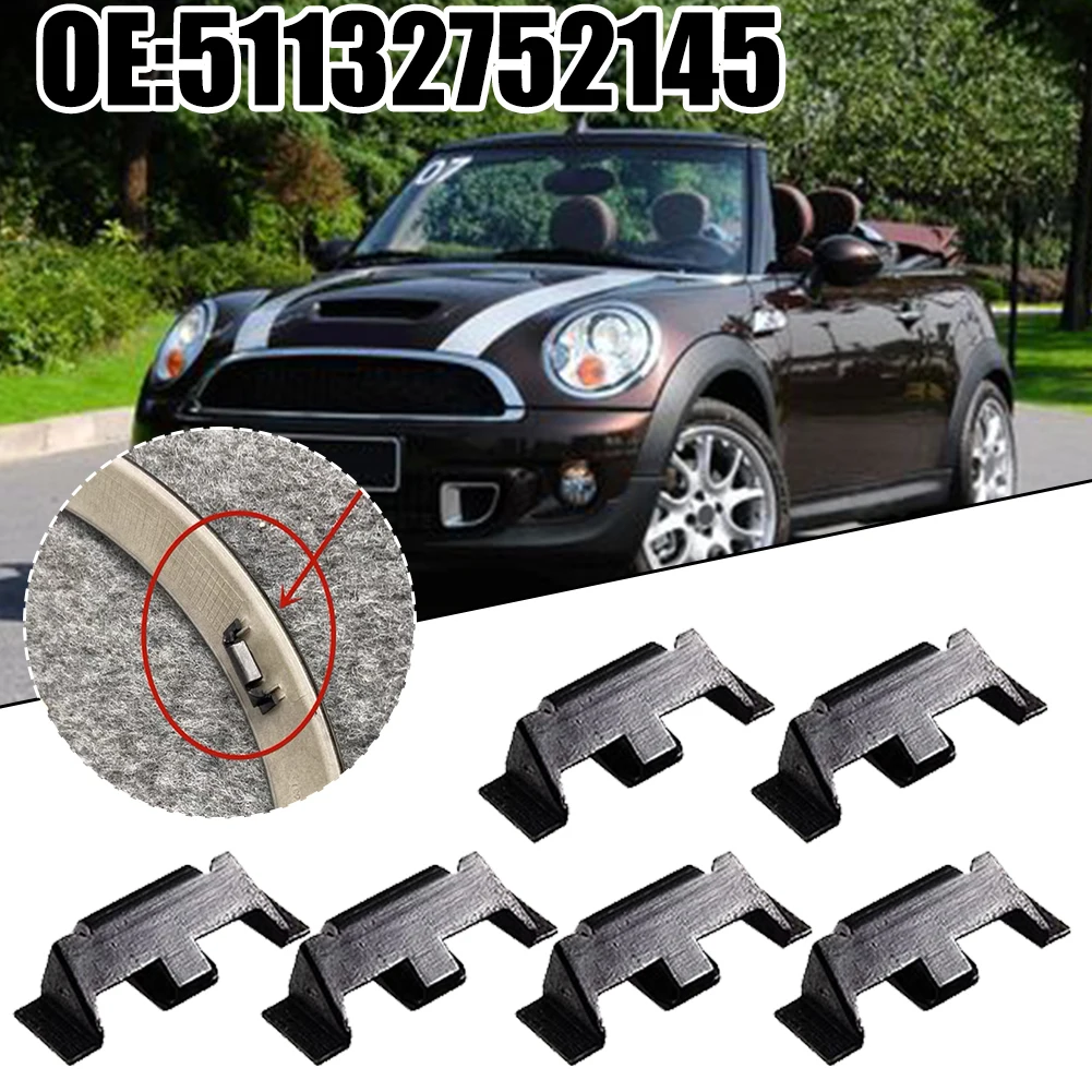 

6 шт. кольцевые зажимы для фар Mini для Cooper R55 R56 R57 R58 R59 R60 F56 кольцевые зажимы для фар