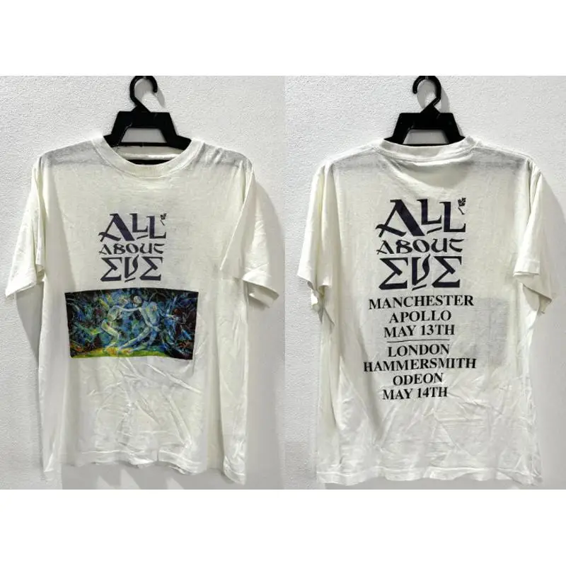 VINTAGE 1988 ALL ABOUT EVE ROCK SHOEGAZE TOUR CONCERT T SHIRT COCTEAU TWINS LUSH