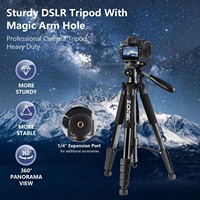 187cm 73.6'' Tall Zomei Professional Panorama Photography Tripod for Mobile Camera Canon Nikon Sony SLR Smartphones Live Video