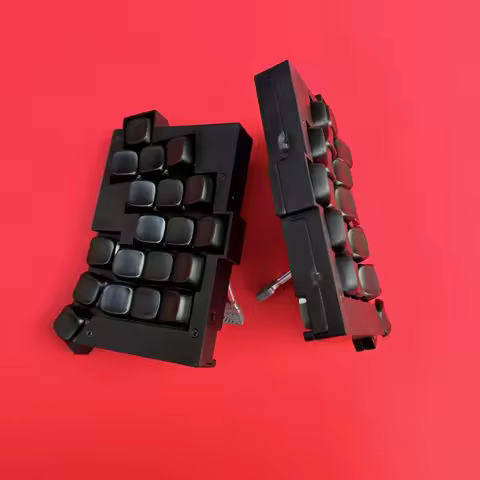 Bracket Version 38key Totem Split Keyboards Low Profile Custom Resin Case Kip Lame Keycap Wireless Separate Keyboard Ergonomics