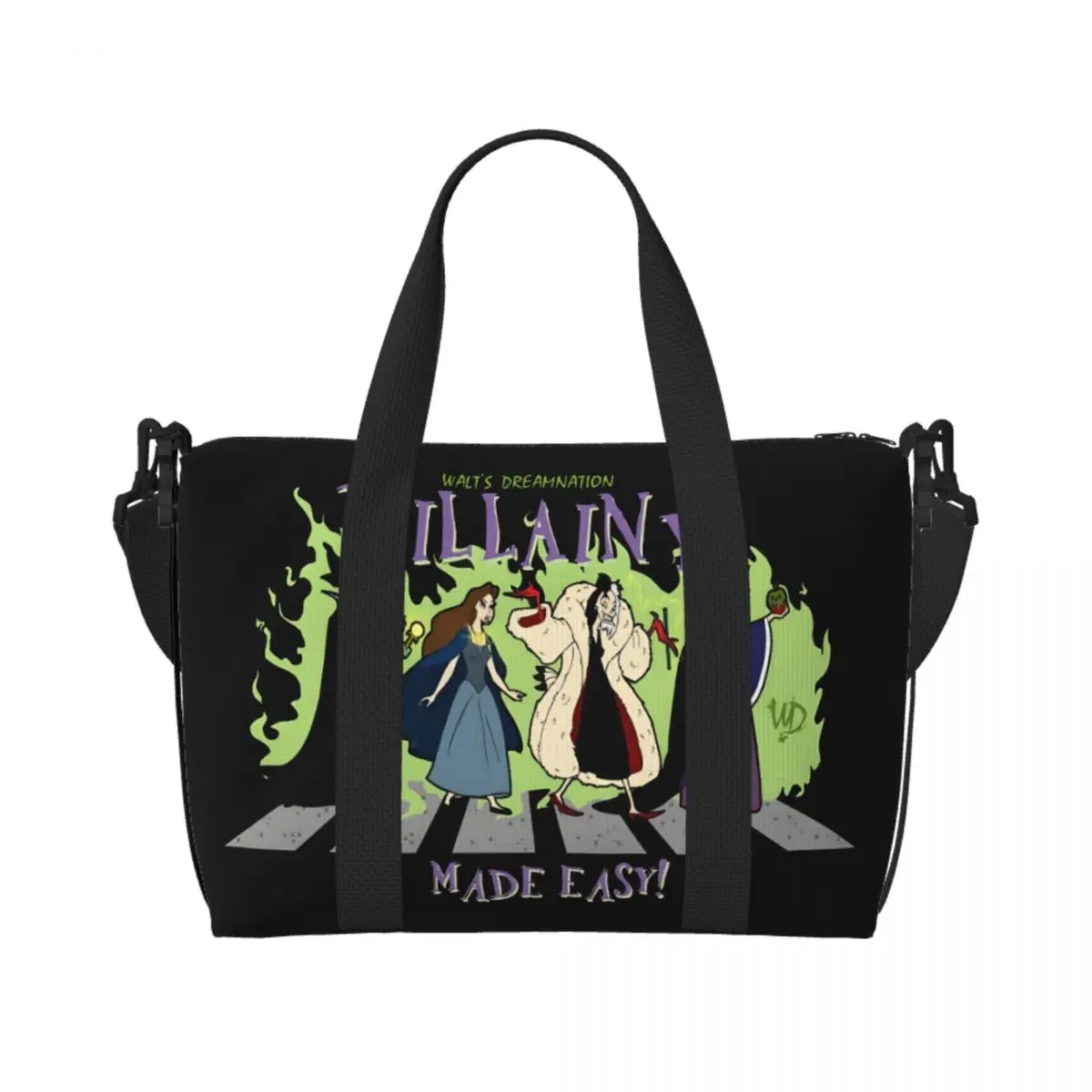 

Custom Villains Women Groceries Shopping Tote Bags Women Big Capacity Wicked People Malicious Queen Gym Beach Travel Bags