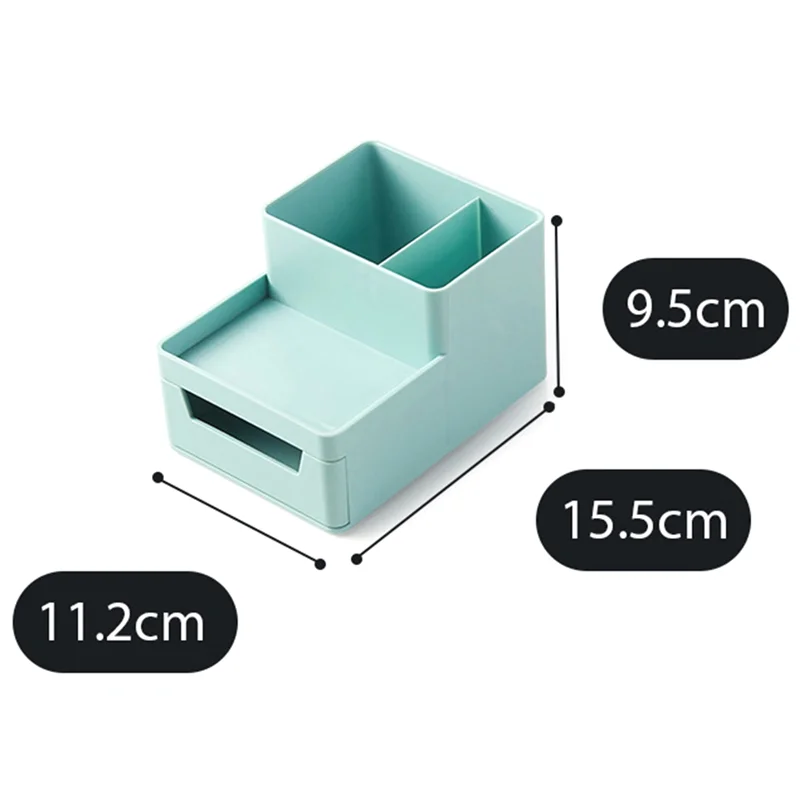 AT43-petit organisateur de porte-brosse de maquillage, Mini comptoir cosmétique, rangement de soins de la peau pour bureau, vanité, comptoir de salle de bain