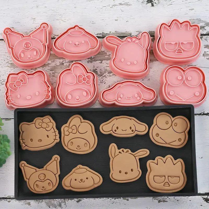 

8 шт./компл. MINISO форма для печенья мультяшная фигурка DIY форма для выпечки штамп для печенья тиснение форма для выпечки подарок на день Святого Валентина
