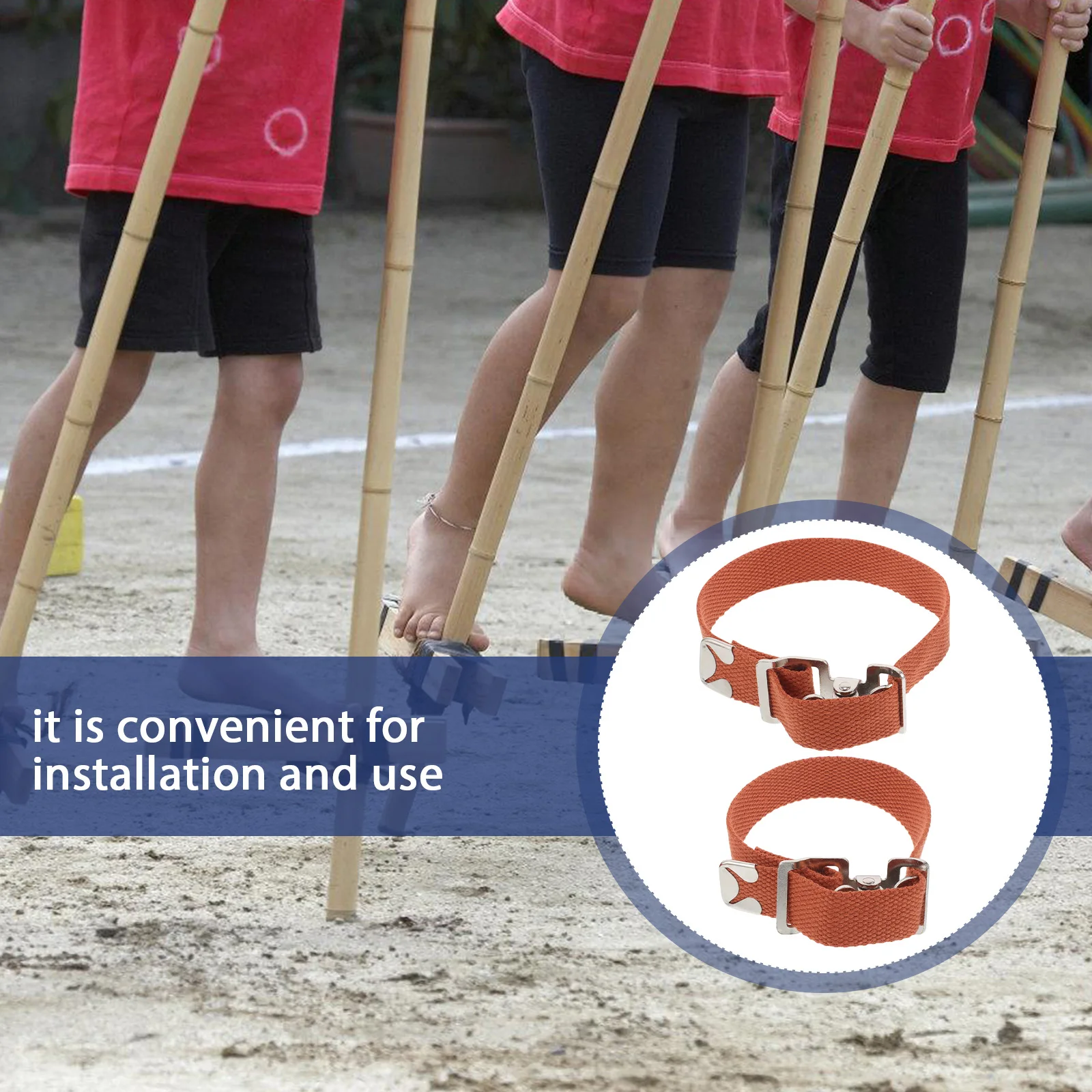 

2 Pcs Stilt Shoe Straps Plasterboard Drywall Replacement Cuff Clown Accessories Bands Aluminum Alloy Parts