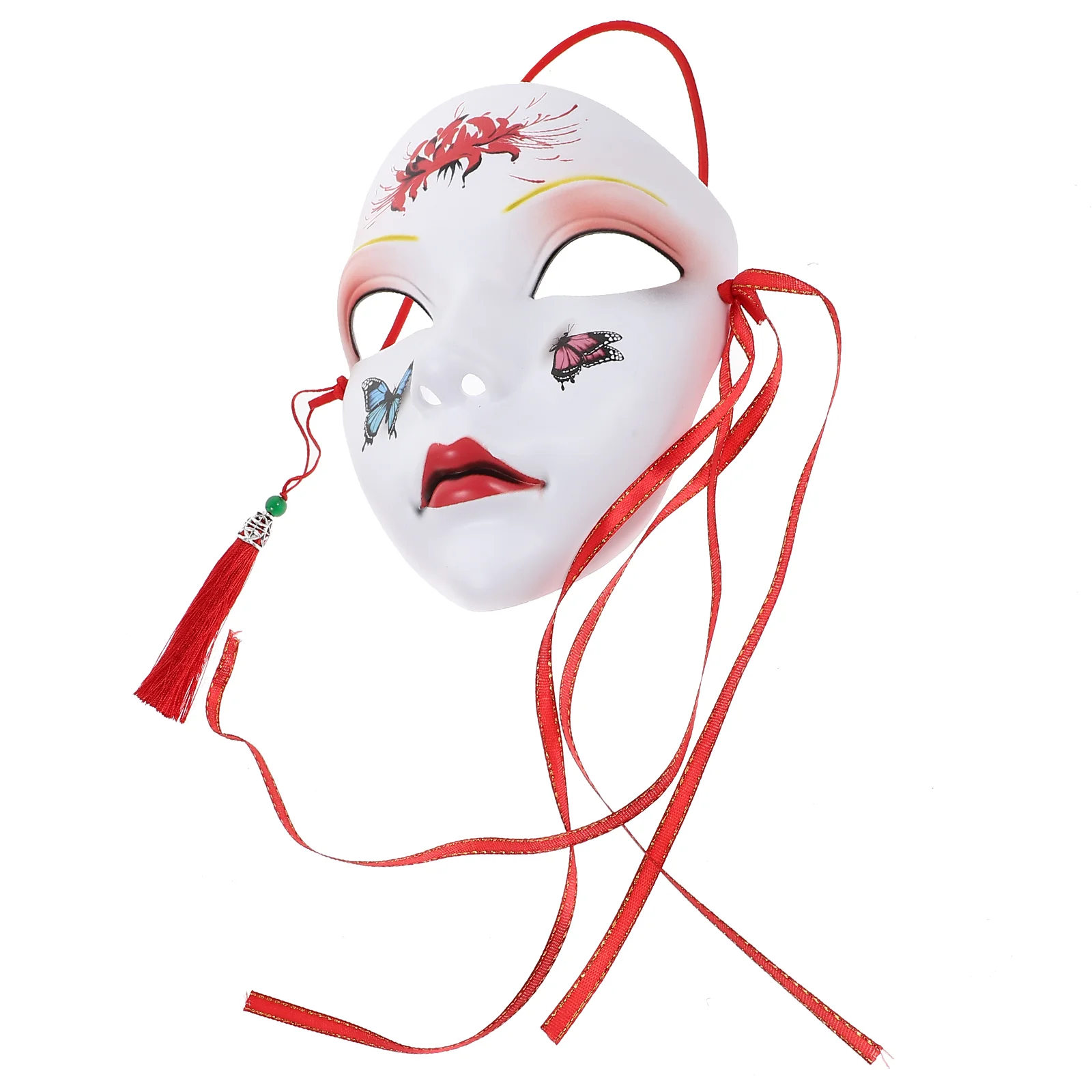 Vosmasker Handgetekende feestmaskers Bunny-kostuum Maskerade Abs Materiaal Chinese stijl Liefhebbers Mascara Zwart