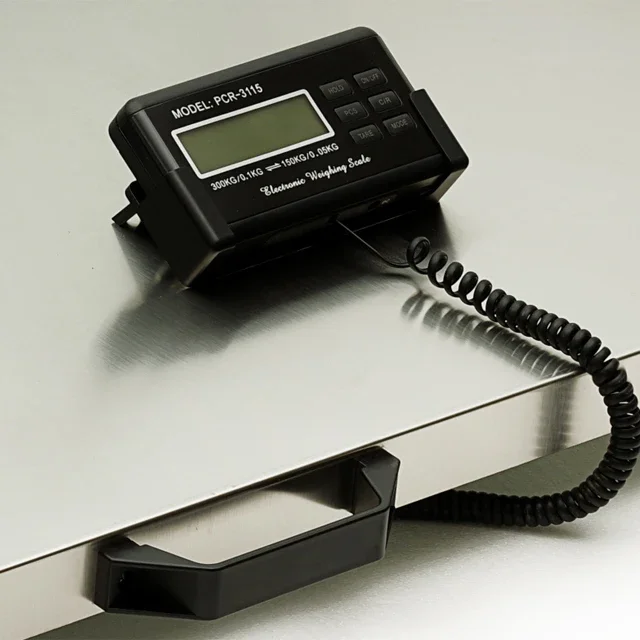 zz Max 300kg 660lb Plataforma Grande 40,5 * 20,8 polegadas LCD Balança de Peso Animal