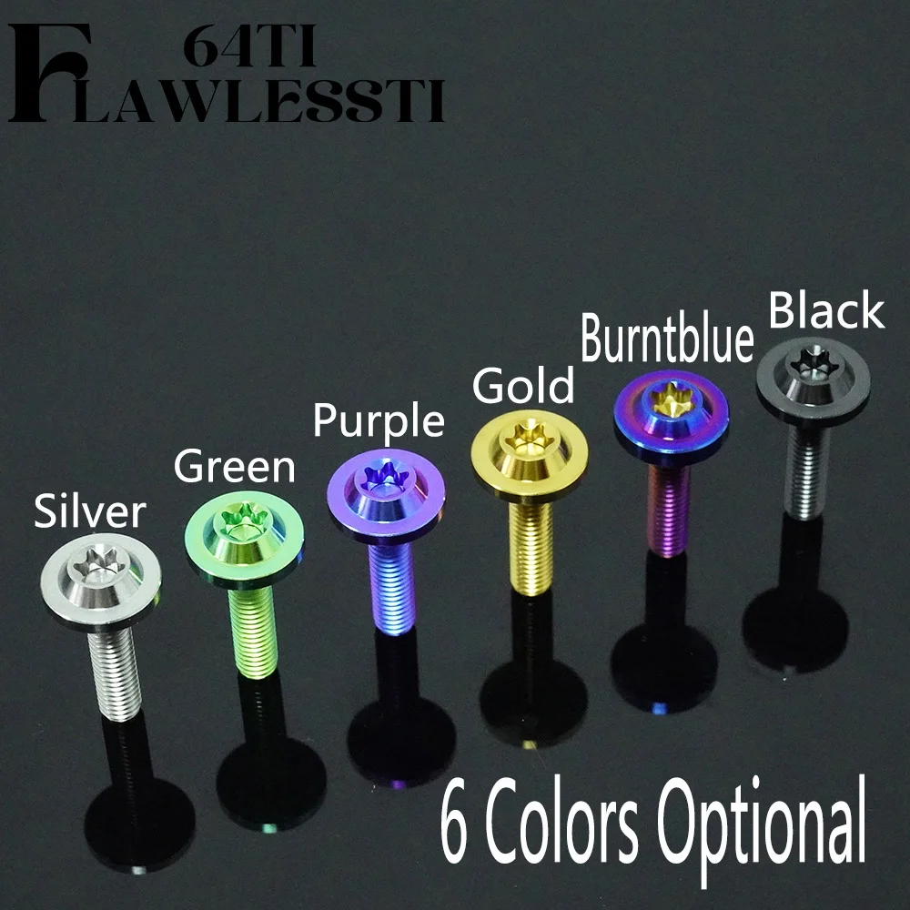 FLAWLESSTI Gr5 التيتانيوم الترباس الفرامل الفرجار زيت المحرك الخلفي صدمة غطاء مرشح الهواء الترباس المحور الخلفي الجوز لهوندا ADV 160 2022-2025 #3