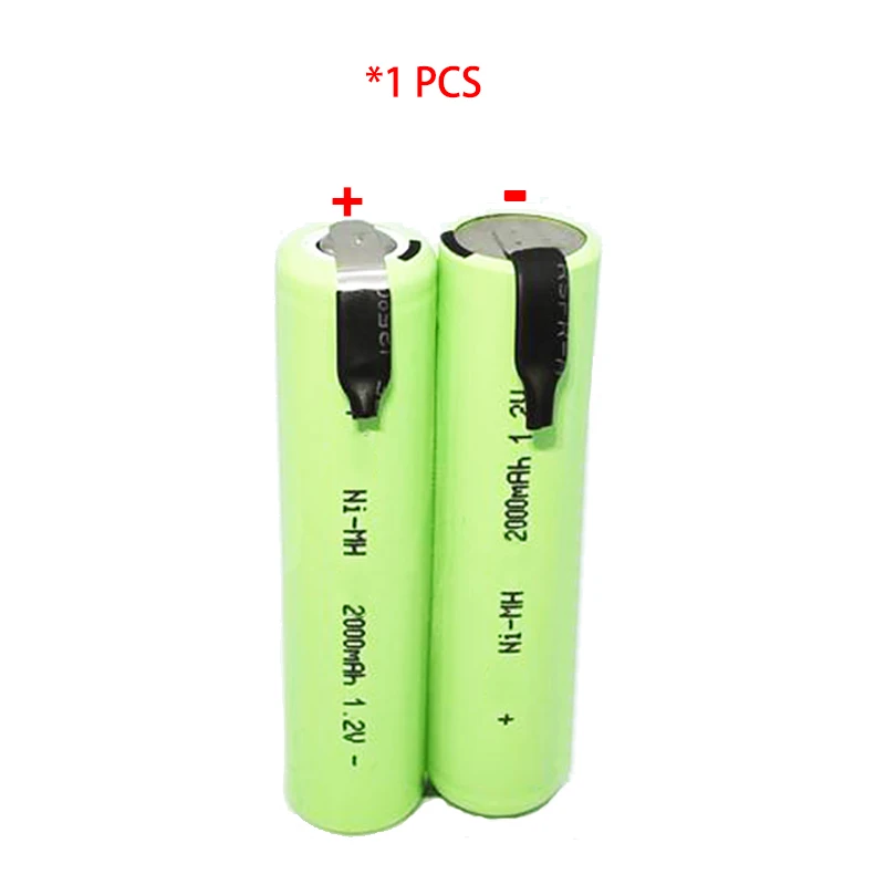 New 2.4V 2000mAh AA Ni-MH Battery For Philips HQ6885 HQ6889 HQ6890 HQ6868 HQ6870 HQ282 HQ283 HS260 HS345 HS346 HQ3845 HQ3865