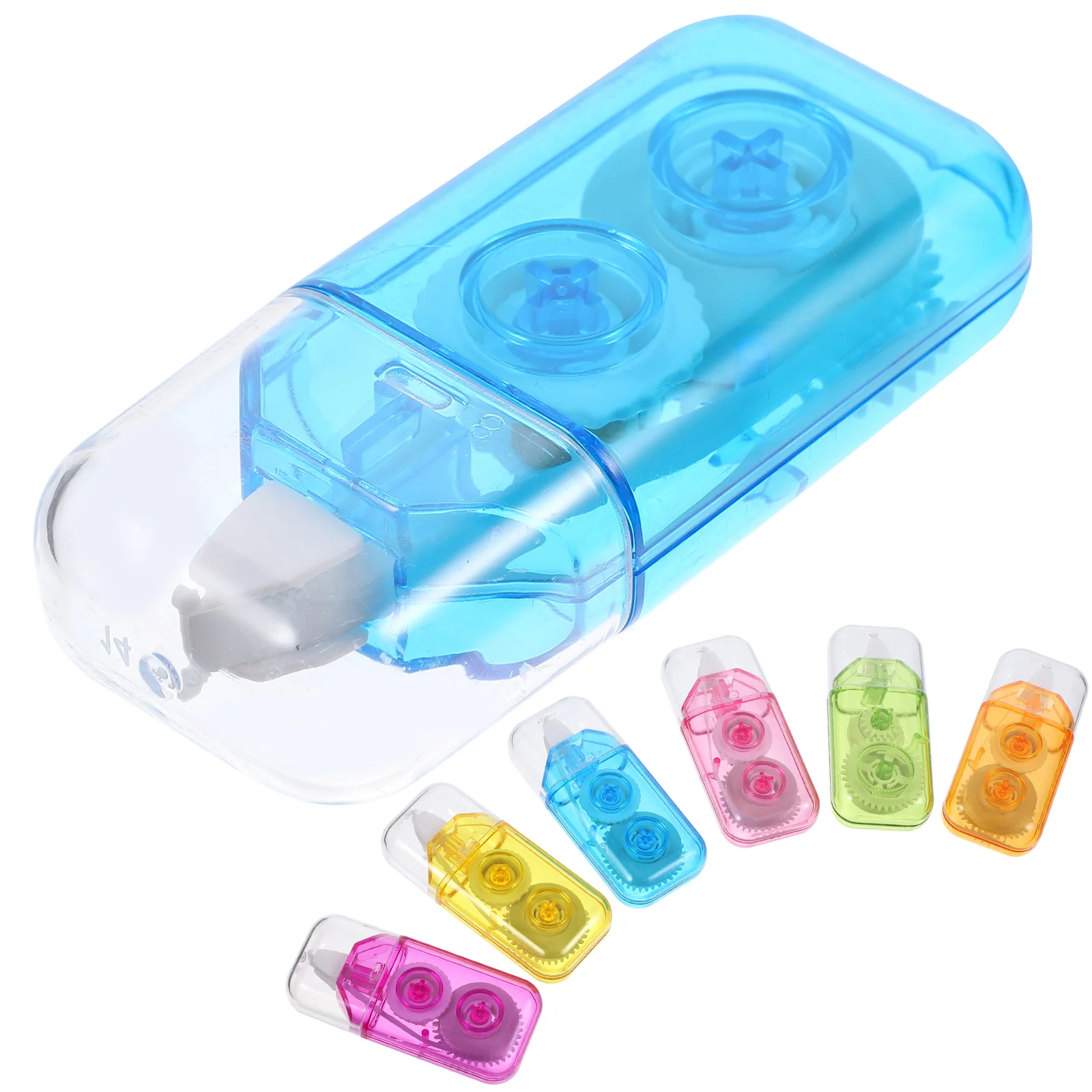 6 Pcs Correction Tape Instant Tapes Eraser Convenient Classroom Supplies Plastic Cute Practical Small