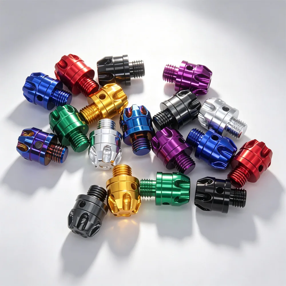 2PCS Motorcycle Ornament Mirror Screw Plug M10 Positive / Reverse Thread Motorcycle Mirror Hole Plug Motorcycle Mirror