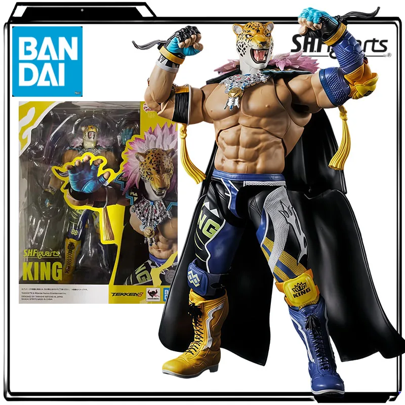 

Bandai Genuine S.H.Figuarts Anime Figure TEKKEN 8 King 170mm Action Figure Toys for Boys Kids Gift Collectible Model Ornaments