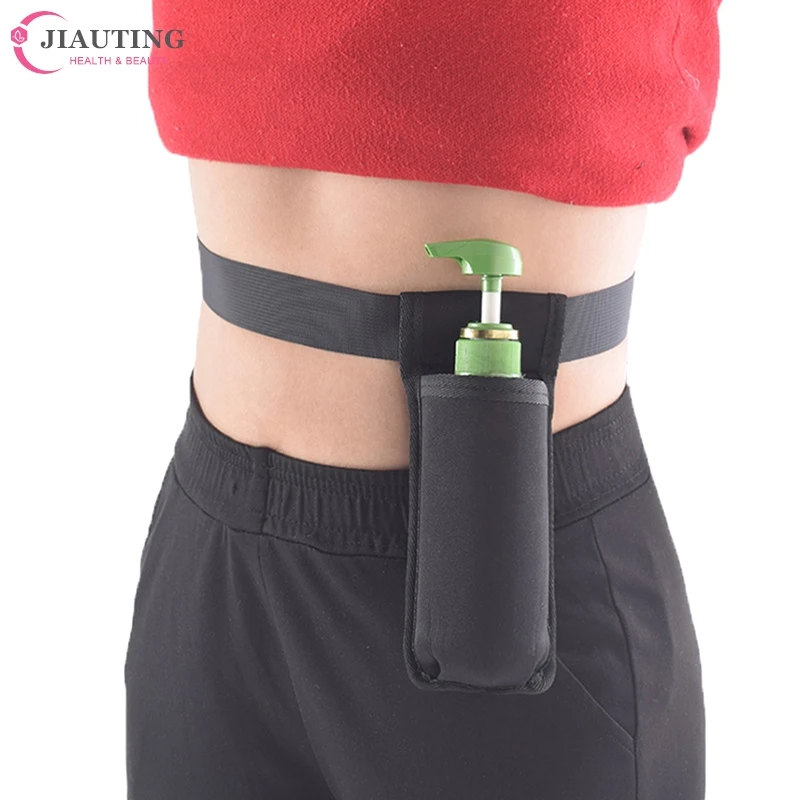 Massage Bottle Holster Washable Oxford Cloth Storage Bags Hold 1 Bottles Massage Lotion Essence Oil Dispenser Waist Belt Holder