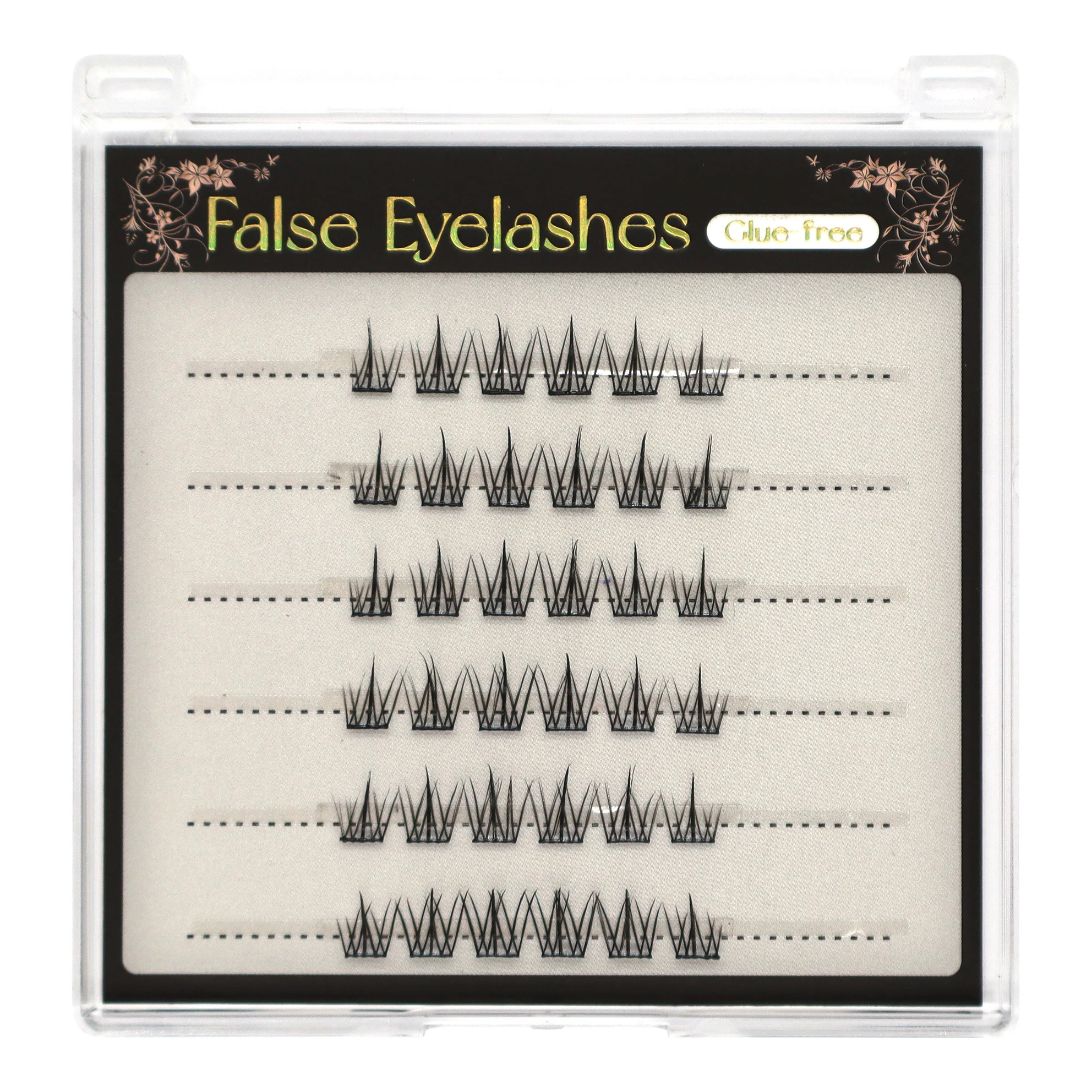 مجموعة رموش ذاتية اللصق يمكنك صنعها بنفسك لا حاجة إلى غراء سهل الاستخدام للرموش الصناعية