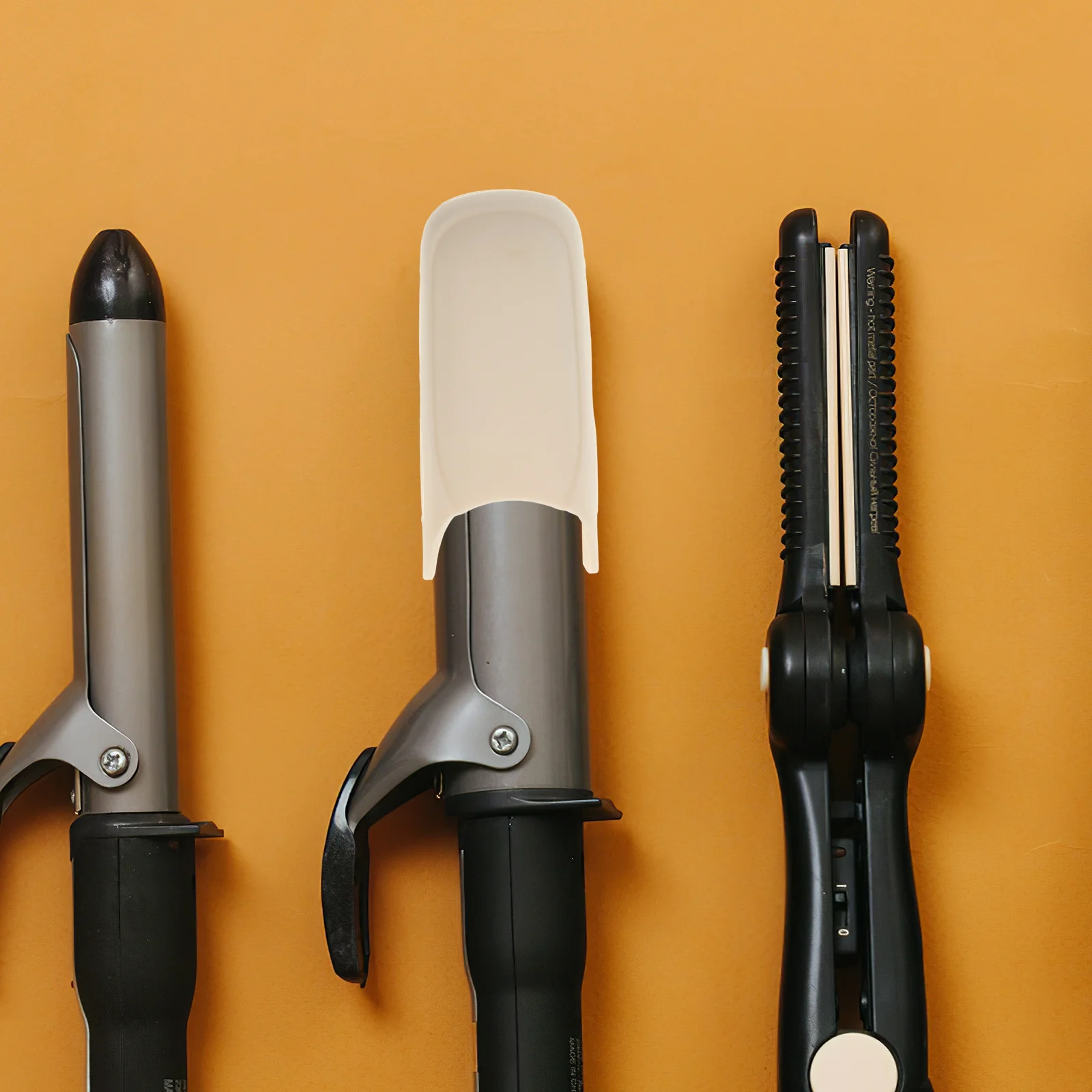 

Heat Resistant Silicone Sleeve Hair Tool Handle Cover Curling Anti Burn Grip for Curling Iron and Straightener