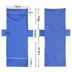 Super miękki przenośny pokrowiec na krzesło plażowe Gorąca sprzedaż Mocny, chłonny, pyłoszczelny ręcznik plażowy Izolacja cieplna Pokrowiec na krzesło