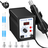 220V Hot Air Gun Soldering Rework Station LED Digital Display Blower Hair Dryer Hairdryer Soldering Heat Gun SMD Welding Repair