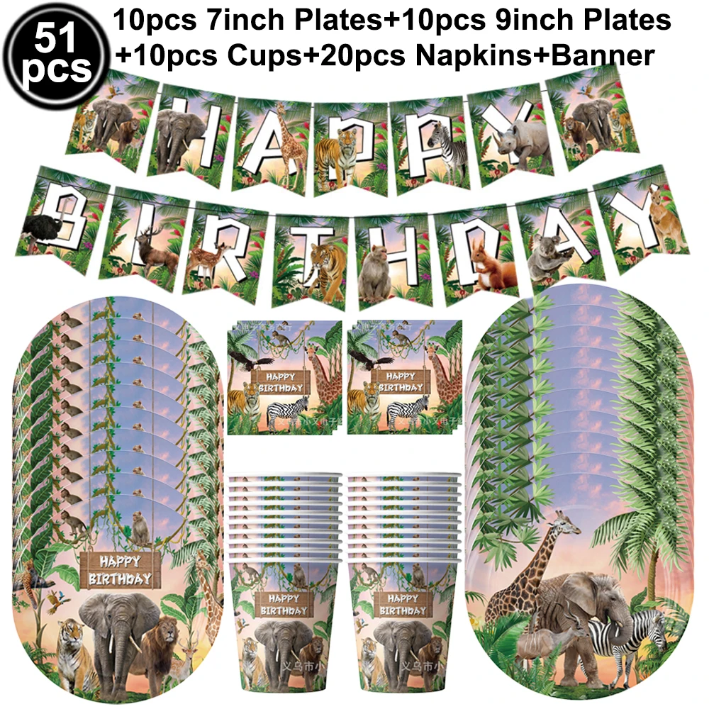 Jungle กระดาษทิ้งแผ่นผ้าเช็ดปา - Baby Nursery Jungle Theme บทวิจารณ์และราคา