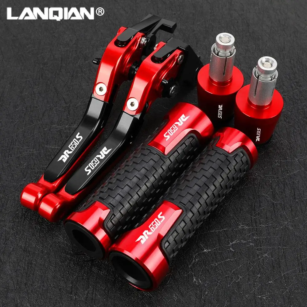 

Motorcycle CNC Aluminum Extendable Brake Clutch Levers Handlebar Hand Grips ends For SUZUKI DR650S DR 650SE 1994-2010 2009 2008