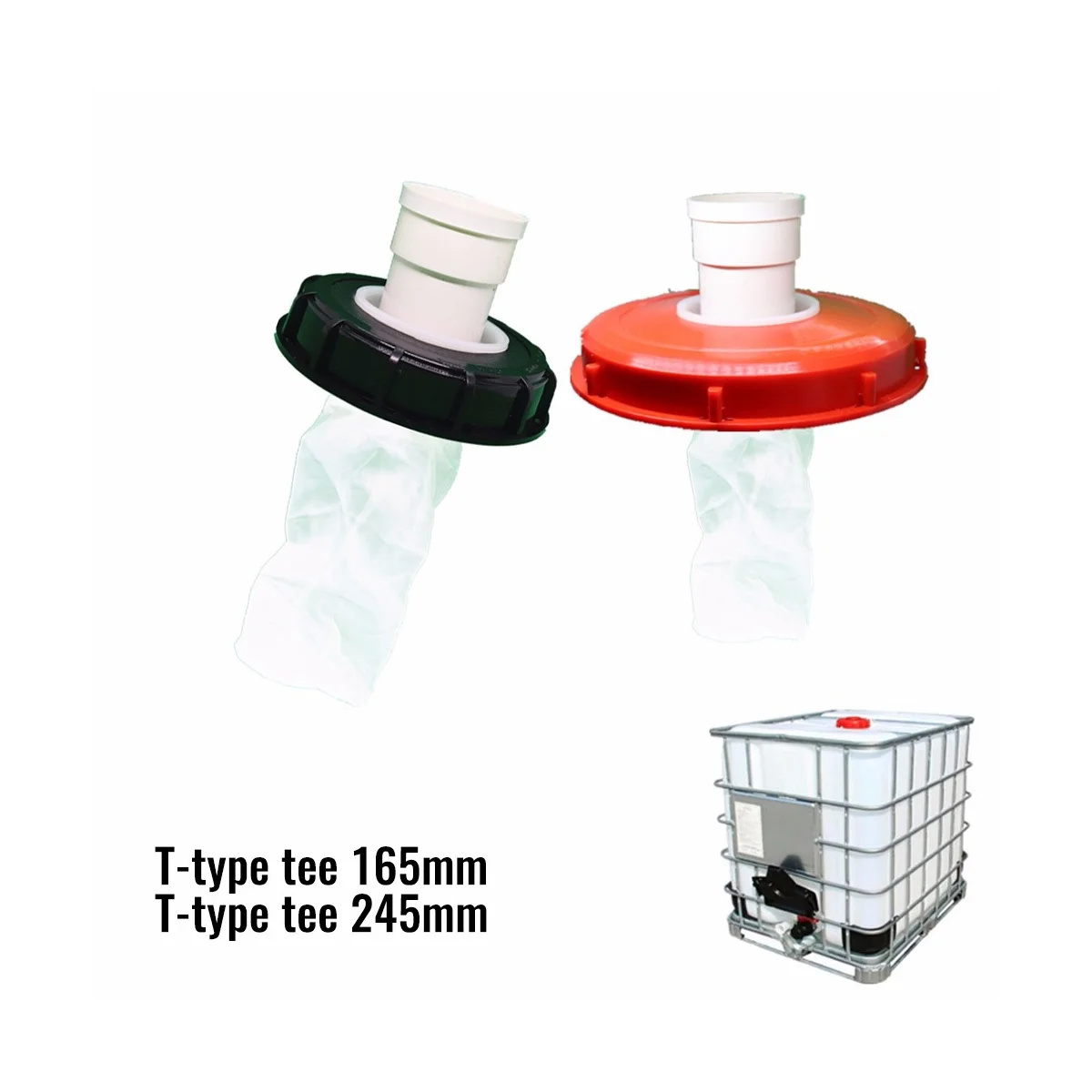 ナイロンタンクフィルター,dn75バレル用,庭用,165mm