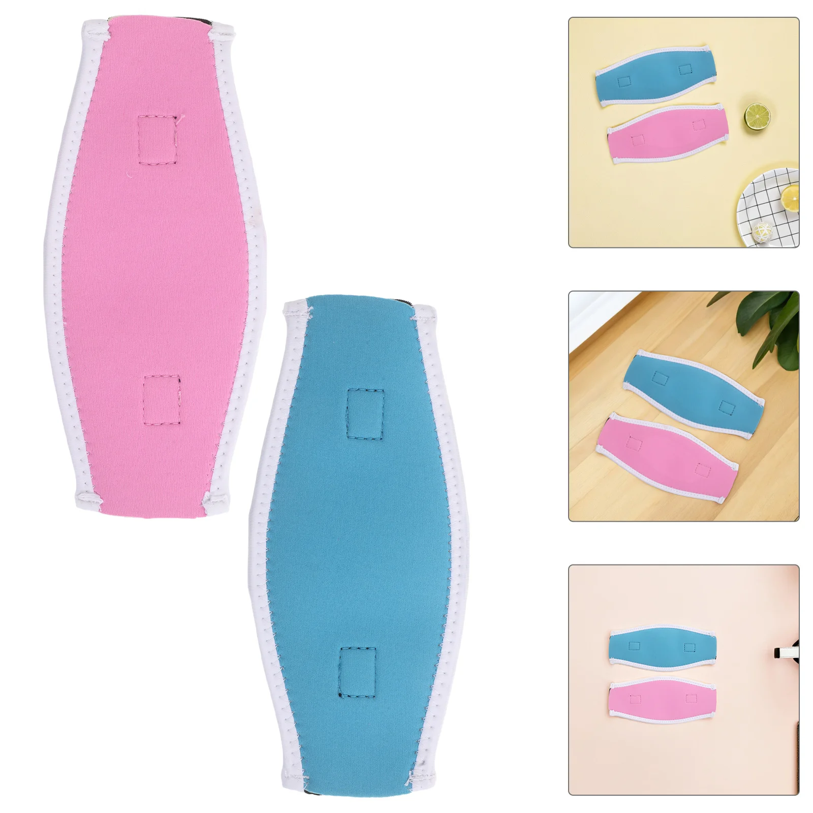 

1pc Double Layer Neoprene Comfortable Fit For Scuba Diving Snorkeling Swim Mask Strap Cover Replacement Accessory