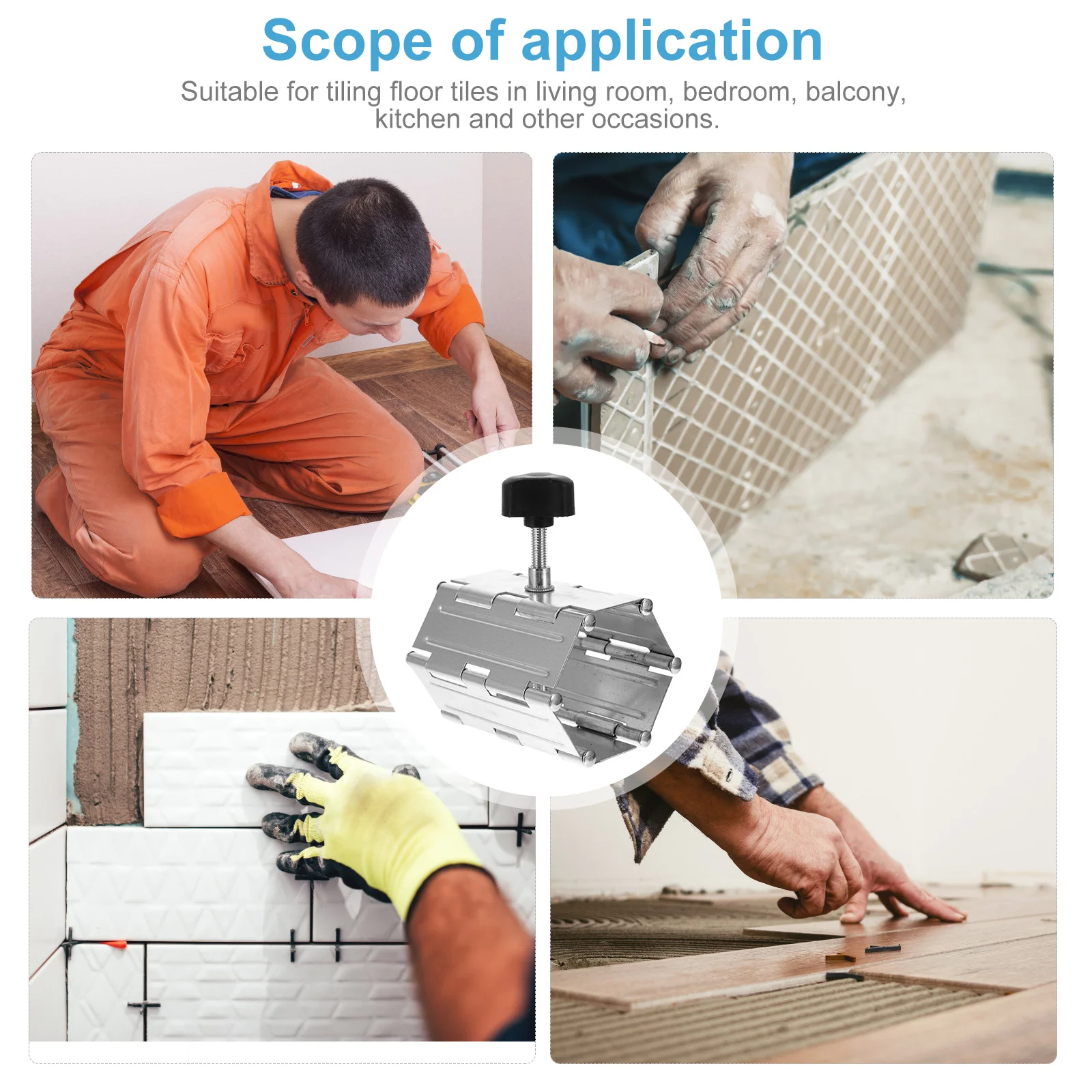 

Tile Leveling Tool Professional Adjustable Lifter for Floor Wall Tiles Quality Construction Work Efficiency Tile Leveling Tool