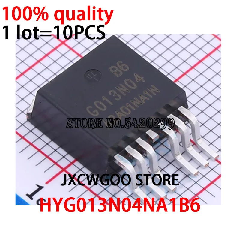 New original HYG013N04NA1B6 G013N04 G013N04B6 HYG013N04 TO-263-6L 40V354A 326W MOSFET 10PCS/LOT