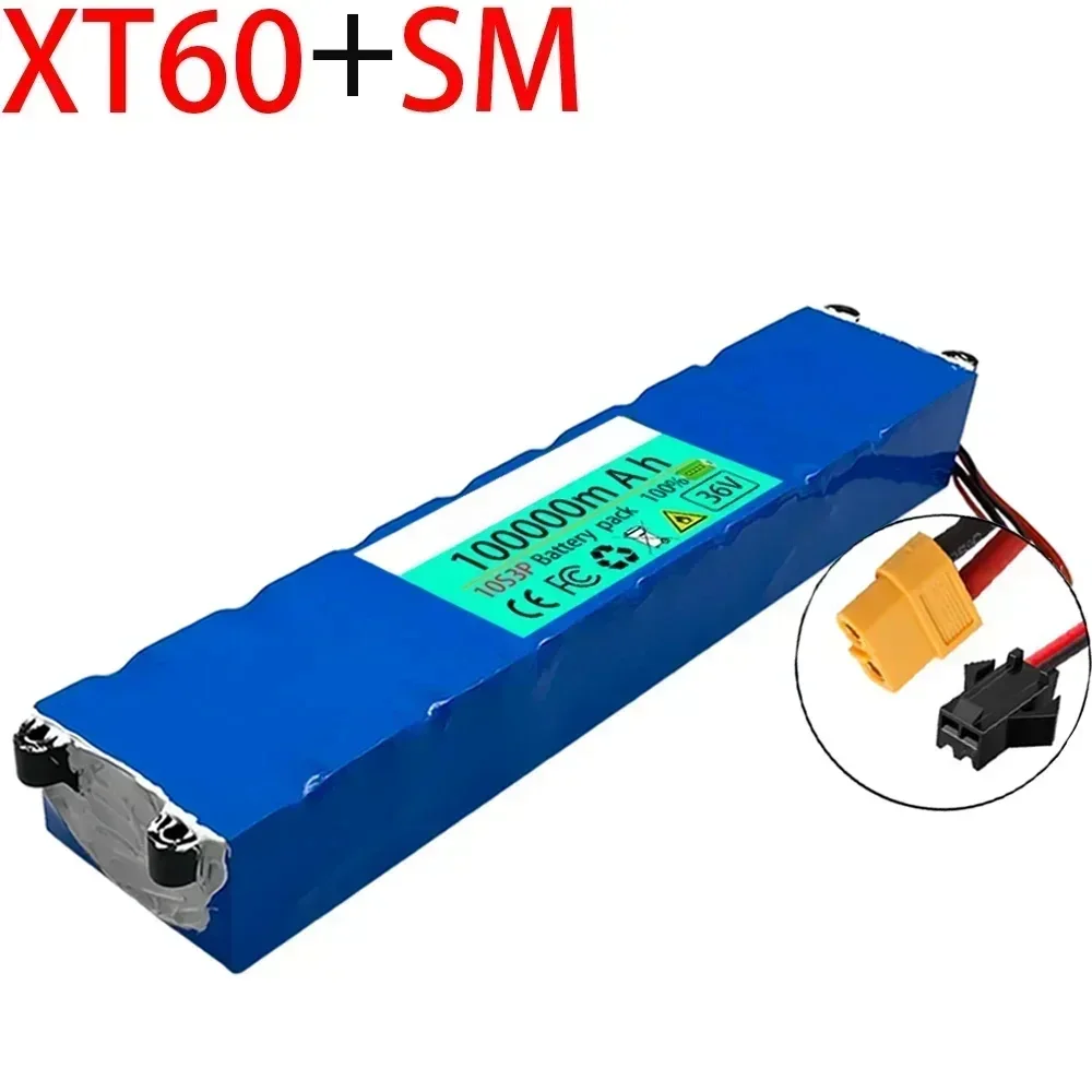Envío a franai - 10S3P 36V 100000mAh 18650 lithiumbatterij voor elektrische scooter zoals Vespa M365