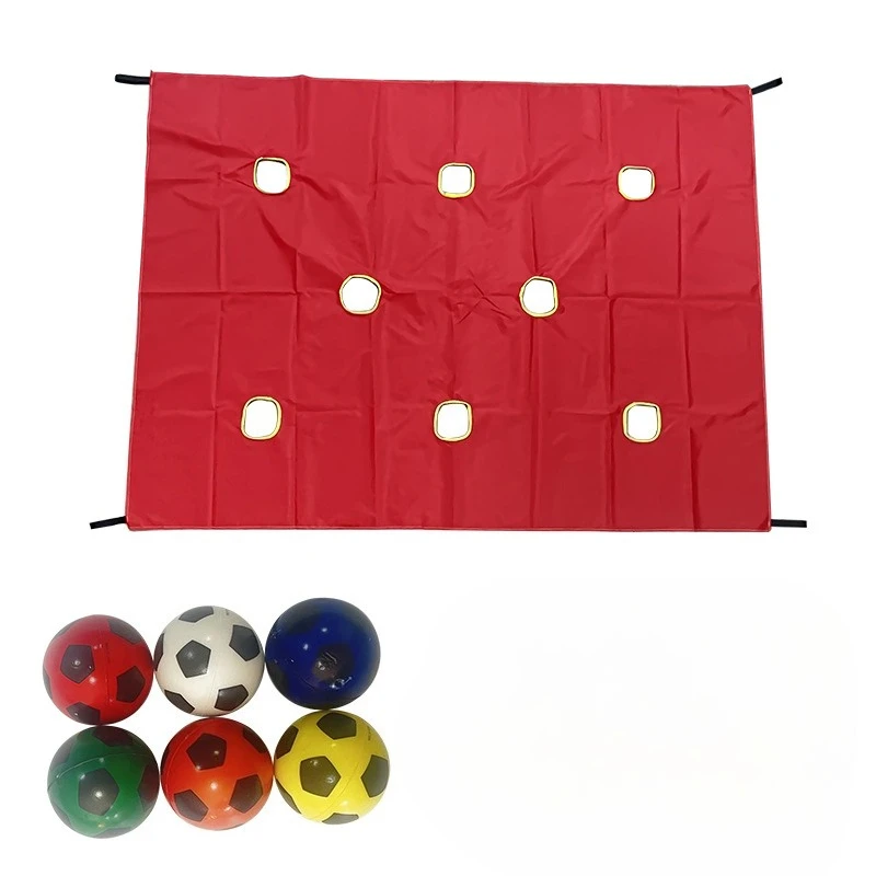 

Explosive hole tarpaulin team building game set practice activity cooperation group learning in teamwork