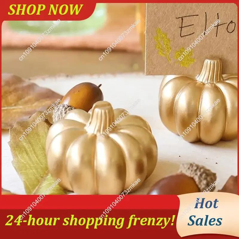 

Daily Sale Halloween Pumpkin Place Card Holders Cute Halloween Table Decorations Fall Harvest Table Name Holders