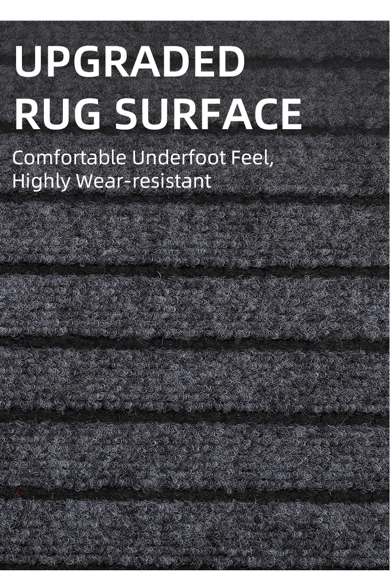 Super saugfähige, rutschfeste Anti-Ermüdungs-Küchenmatte, ideal für Eingangsbereich, Türöffnung und Waschbeckenfront, dunkelgrau – Detail 6